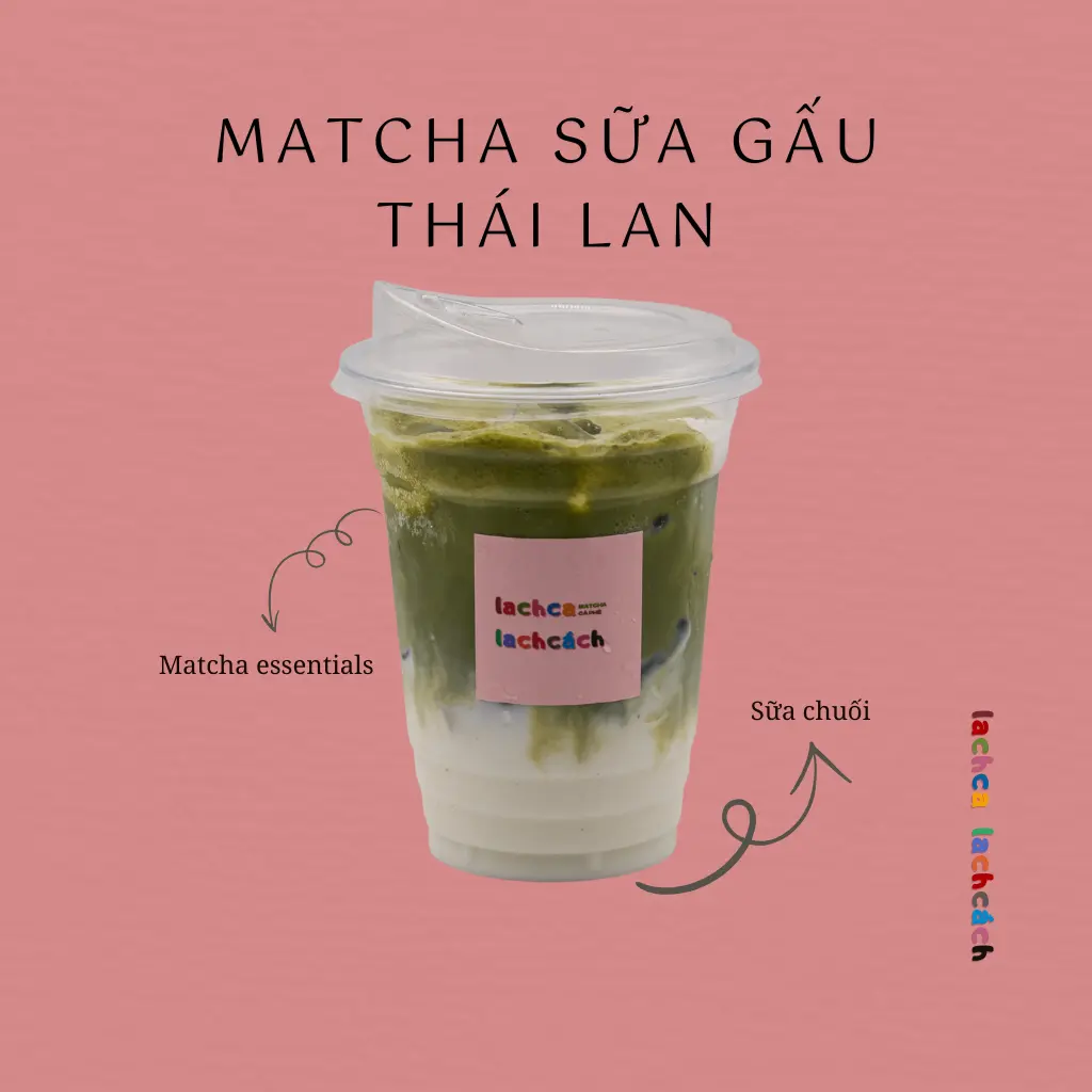 Hình ảnh Matcha Sữa Gấu Thái