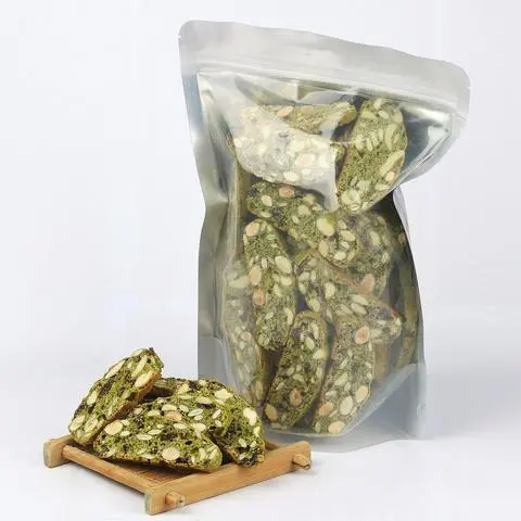 Hình ảnh Bánh Biscotti Matcha - Túi Zip 200g