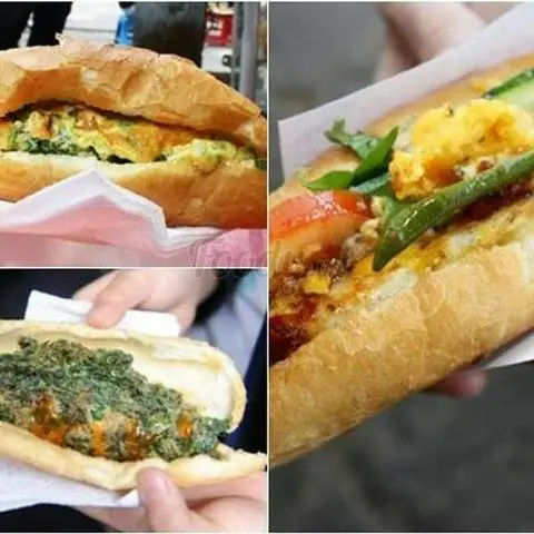Hình ảnh Bánh Mỳ Trứng Lá Ngải