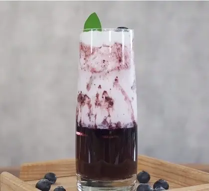 Hình ảnh Latte Việt Quất