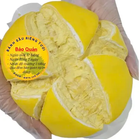 Hình ảnh Bánh sầu riêng ngàn lớp - size 16cm