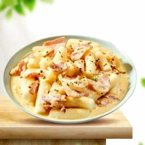 Hình ảnh Tteok-bokki sốt kem