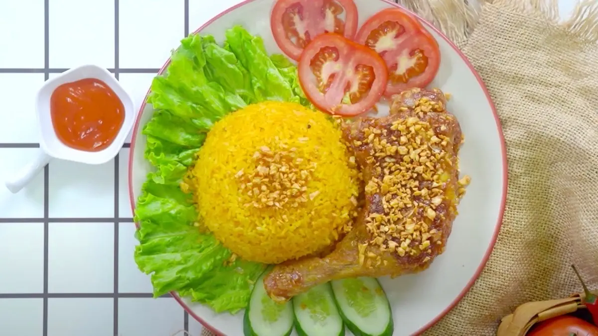 Hình ảnh Cơm gà đùi 
