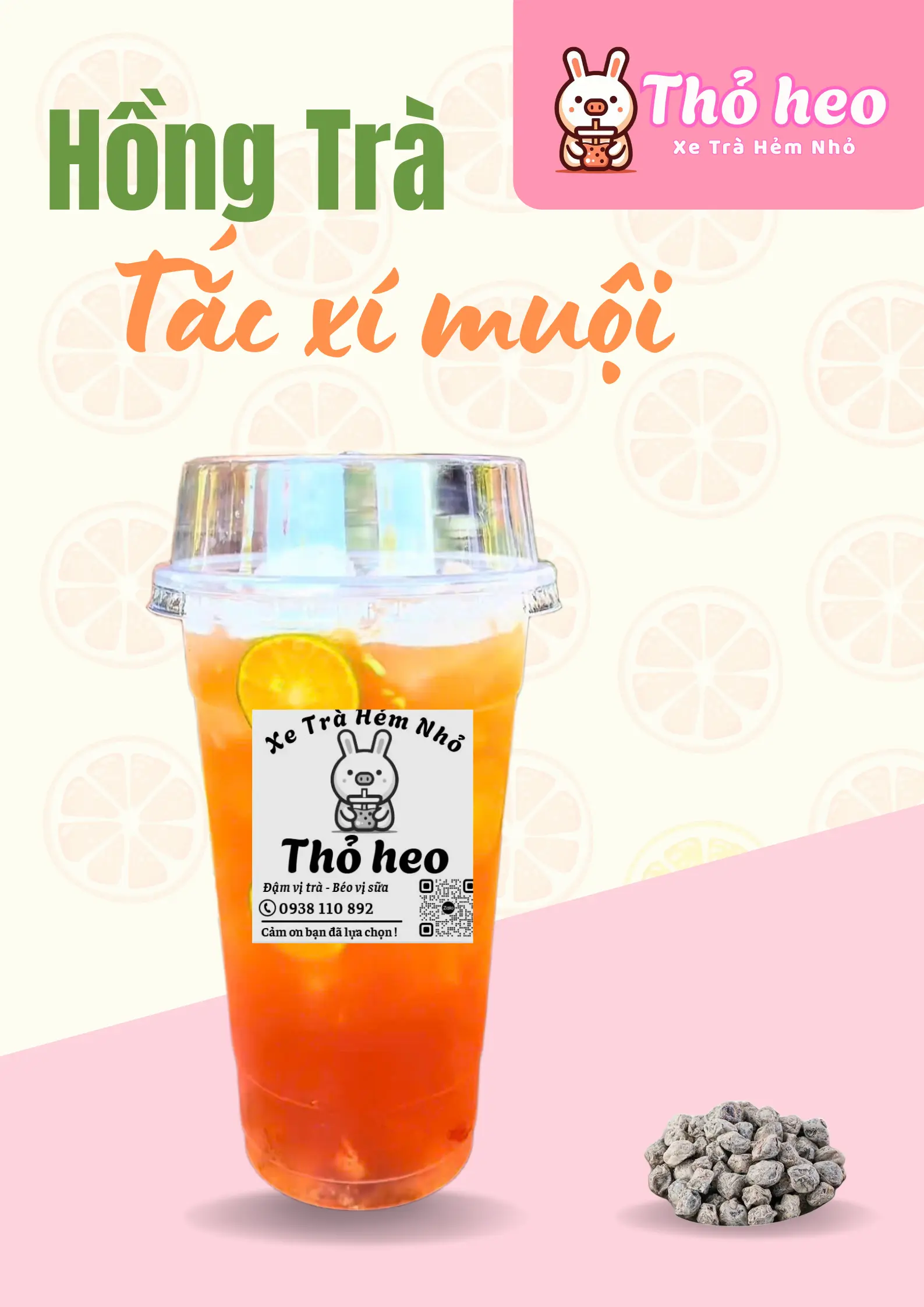 Hình ảnh Hồng trà tắc xí muội size L 