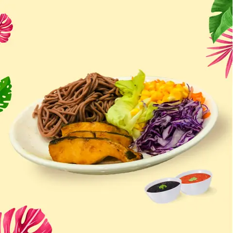 Hình ảnh Bún gạo lứt + cá fillet đút lò