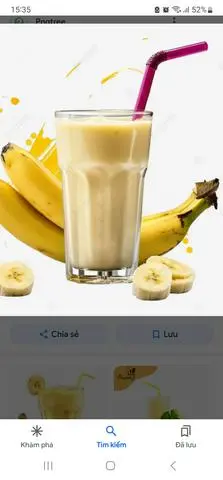 Hình ảnh Sinh tố chuối