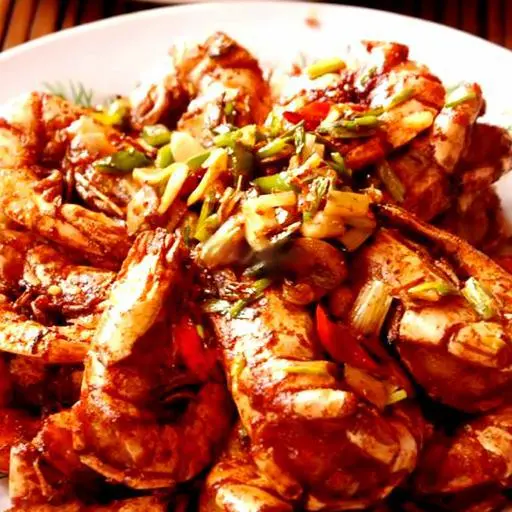 Hình ảnh Tôm thẻ cháy tỏi(thẻ)