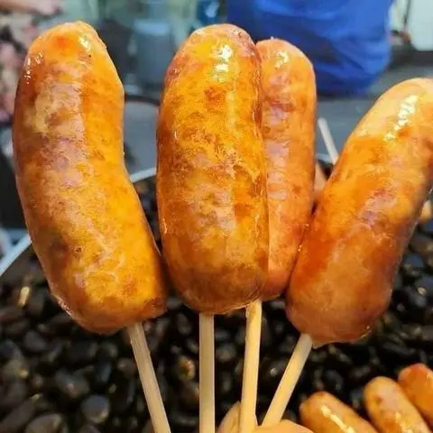Hình ảnh lạp xưởng nướng đá ( ko bột ớt ) 