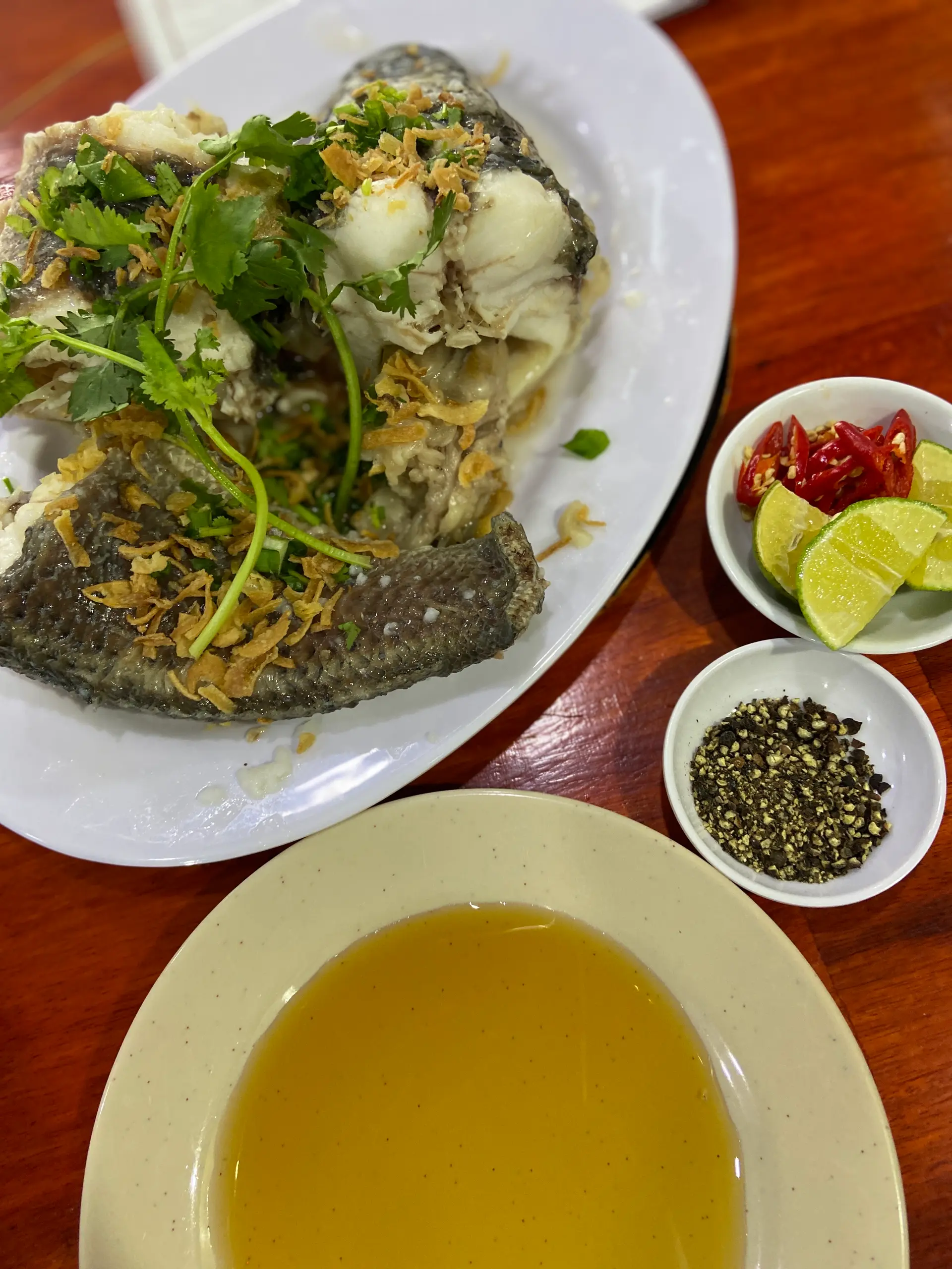 Hình ảnh Lẩu cháo cá lóc rau đắng