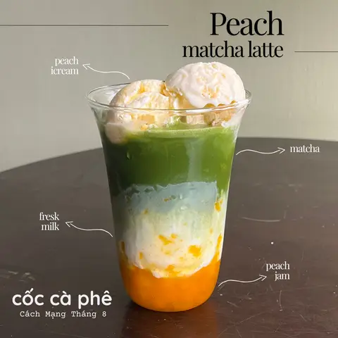 Hình ảnh Matcha đào
