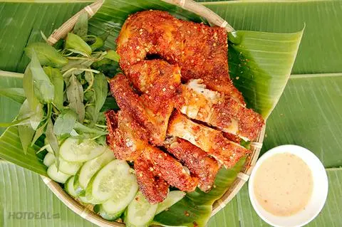Hình ảnh Gà nướng muối ớt nửa con