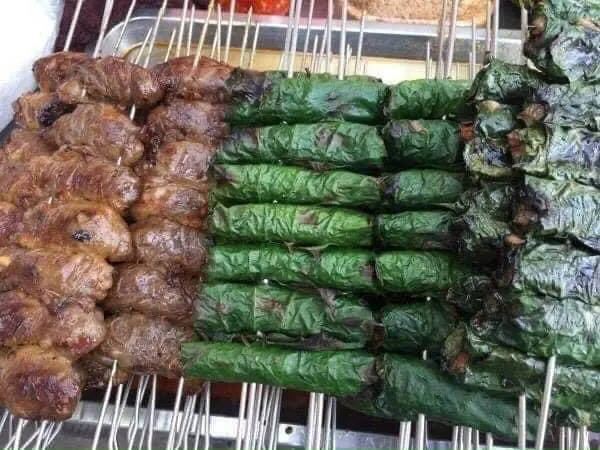 Hình ảnh Combo 3 bò lá lốt - 2 bò mỡ chài - 1 đà điểu nướng