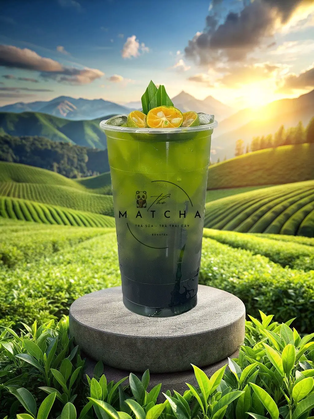 Hình ảnh Hồng Trà Tắc Thái Xanh