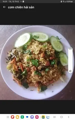 Hình ảnh cơm chiên hải sản