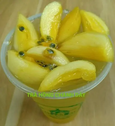 Hình ảnh Trà Hồng Chanh Dây Đà Lạt Ly Lớn 700ml