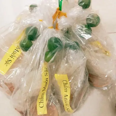Hình ảnh Bánh tráng Chấm muối sặc 