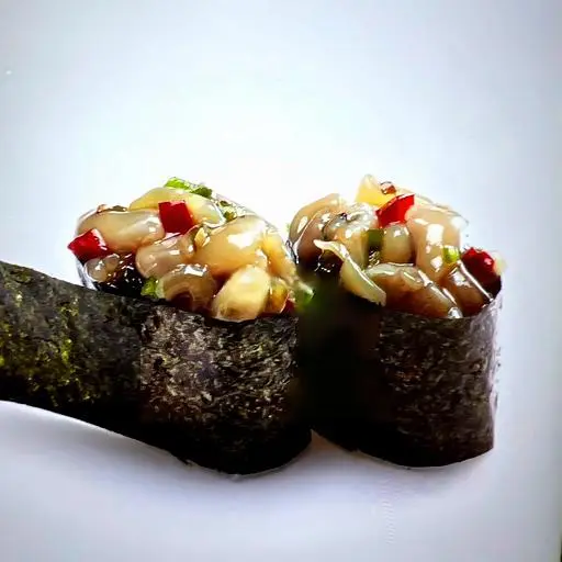 Hình ảnh Gunkan bạch tuộc mù tạt