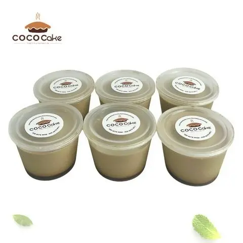 Hình ảnh Set 6 Bánh flan vị cà phê