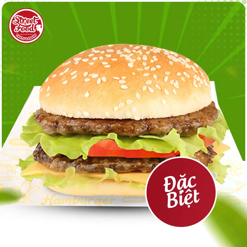 Hình ảnh Burger Bò Đặc Biệt