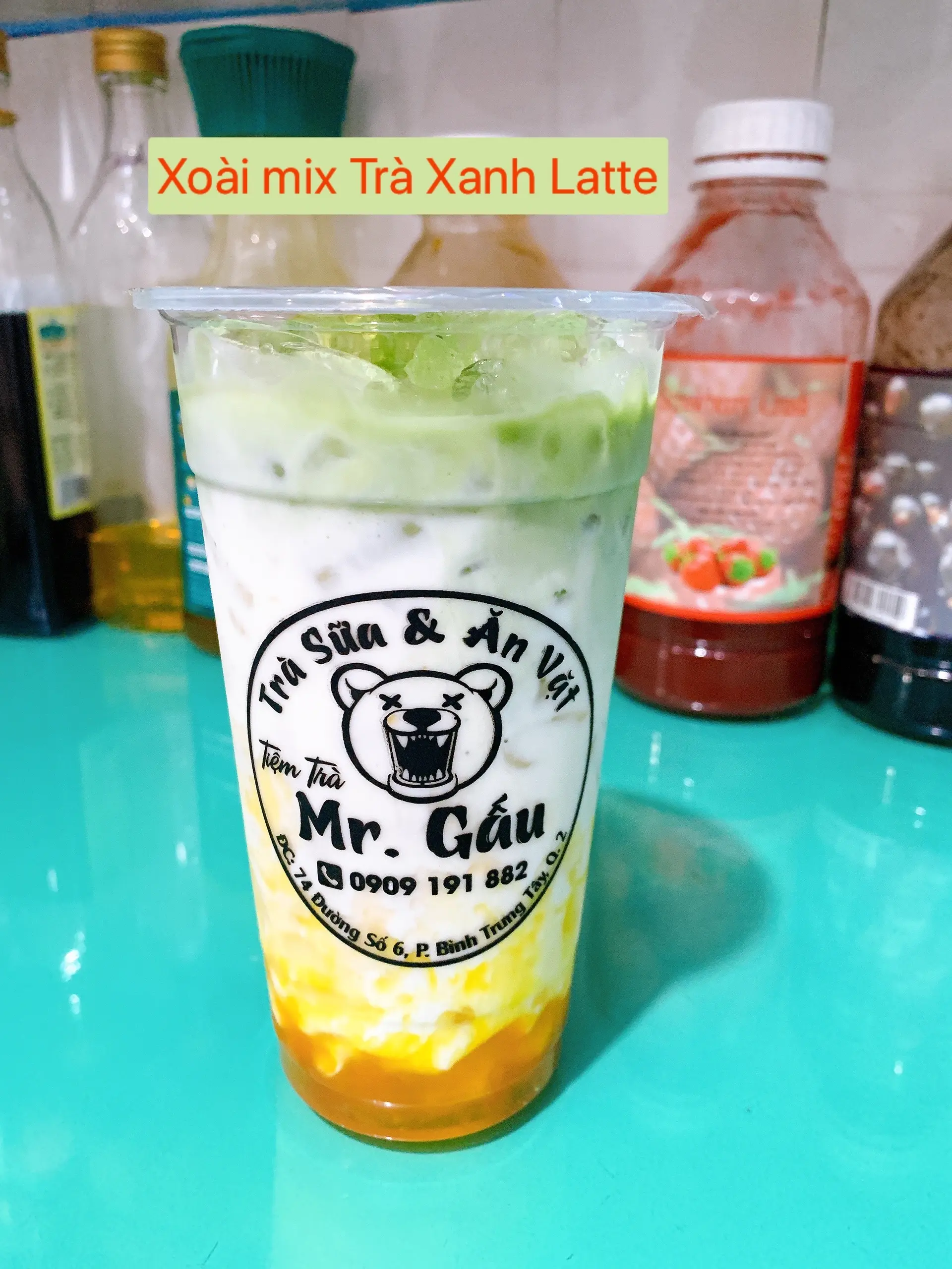Hình ảnh Xoài mix trà xanh late - size M