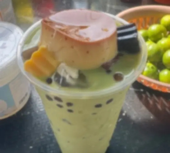 Hình ảnh Trà sữa bánh flan (Size M)