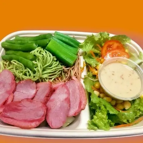 Hình ảnh Mì rau củ  lườn ngỗng sốt teriyaki