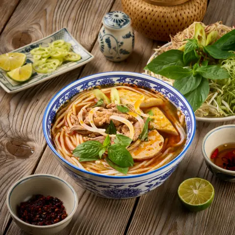 Hình ảnh BÚN BÒ HUẾ SIÊU CHẢ