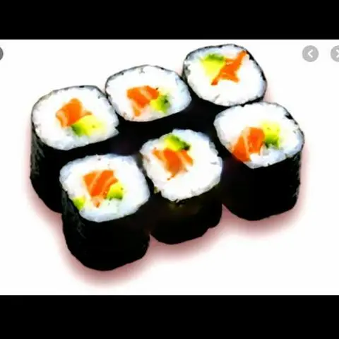 Hình ảnh SAKE ABO MAKI ( Cá Hồi Cuộn Bơ )