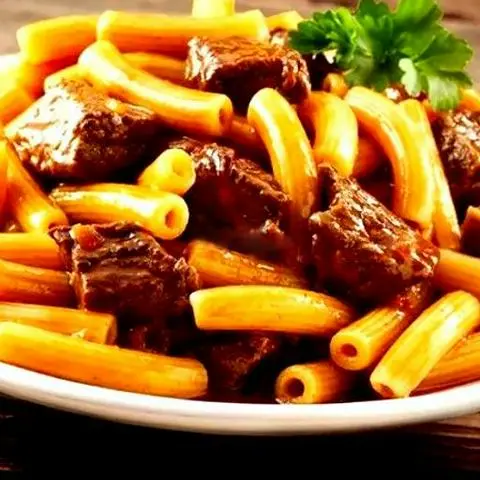 Hình ảnh Nui xào bò