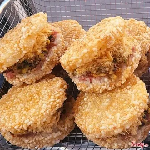 Hình ảnh Xôi chiên nhân thịt thập cẩm thơm ngon - set 5 cái