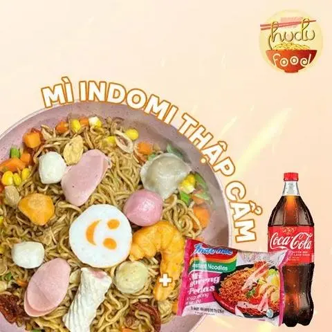 Hình ảnh Mì indomie thập cầm + nước bất kì