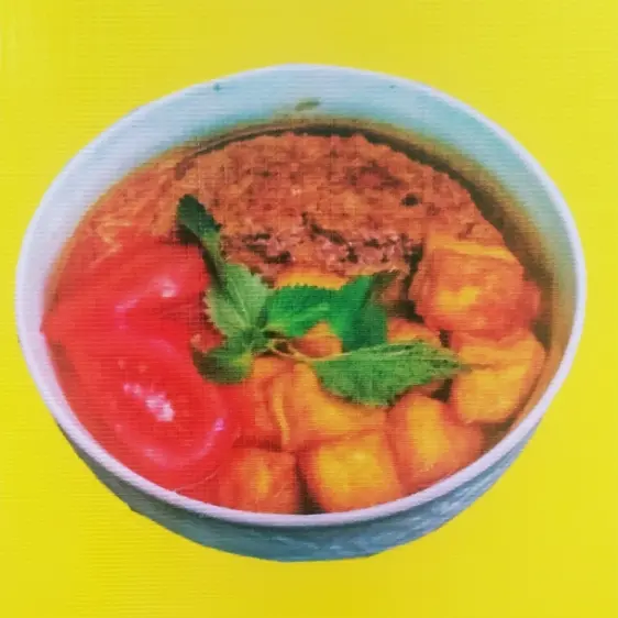 Hình ảnh bún riêu cua giò 