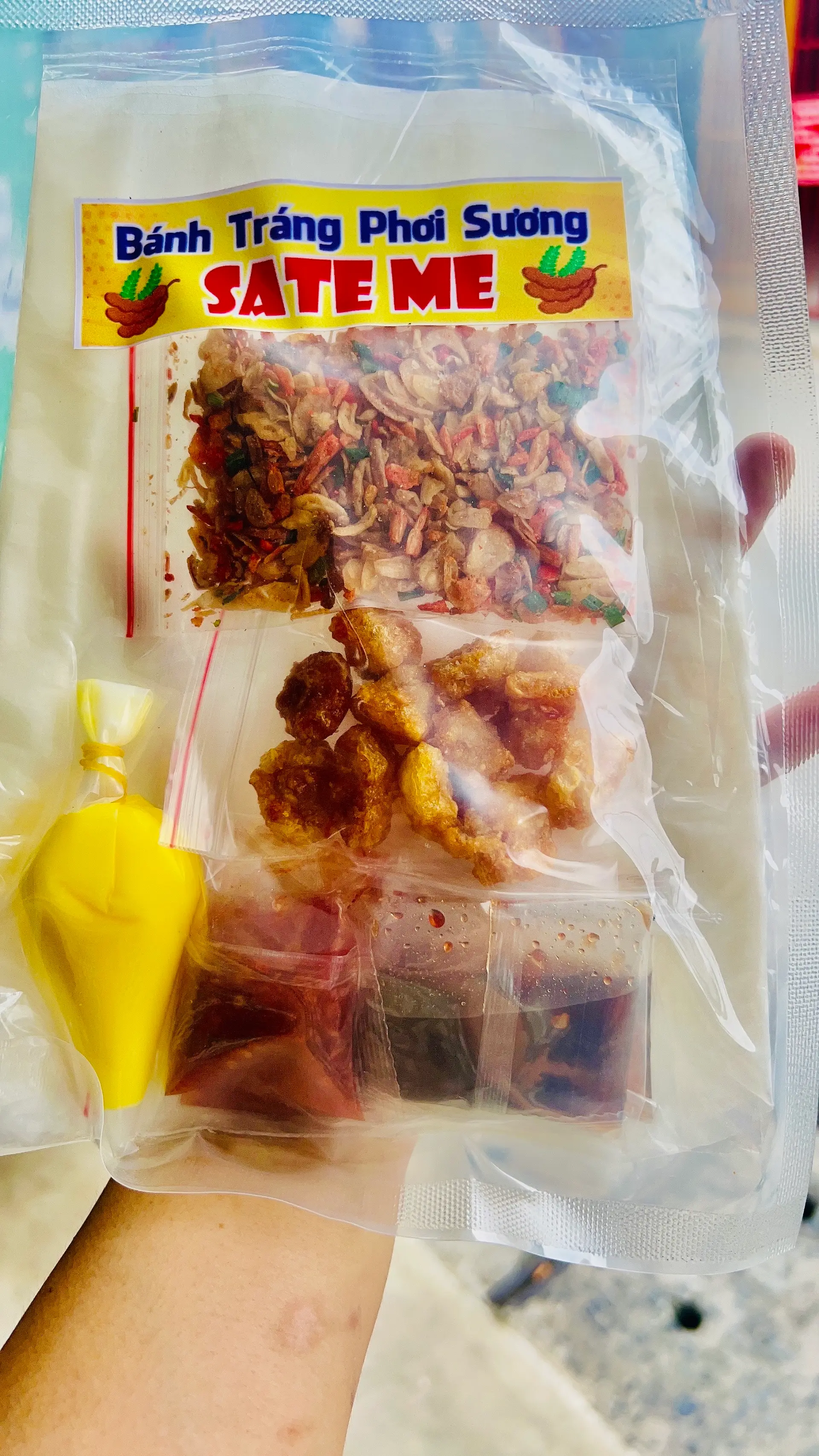 Hình ảnh bánh phơi sương sate me
