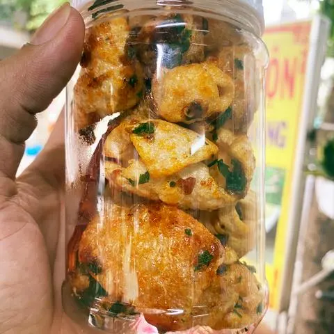 Hình ảnh dạ heo chiên mắm size lớn 
