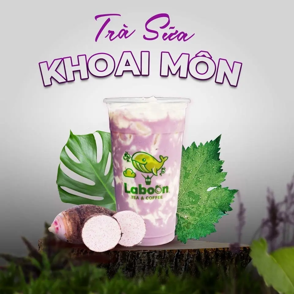 Hình ảnh Lục Trà Sữa Khoai Môn Tươi