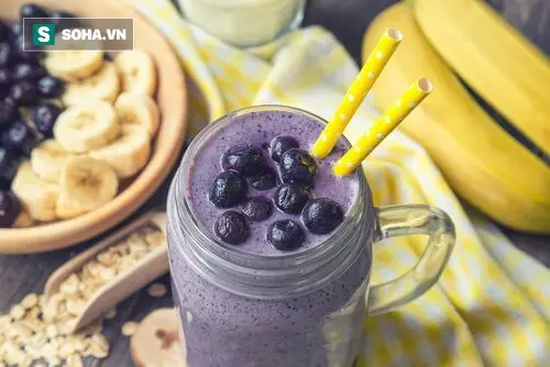 Hình ảnh Sinh Tố Việt Quất + Chuối