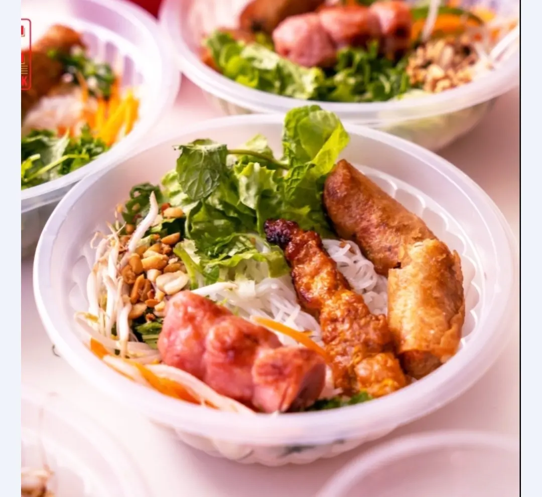 Hình ảnh BÚN NEM NƯỚNG(2 cây nem)