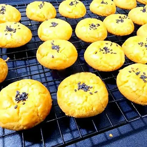 Hình ảnh Bánh quy bơ trứng muối Đài Loan - Cookie trứng muối
