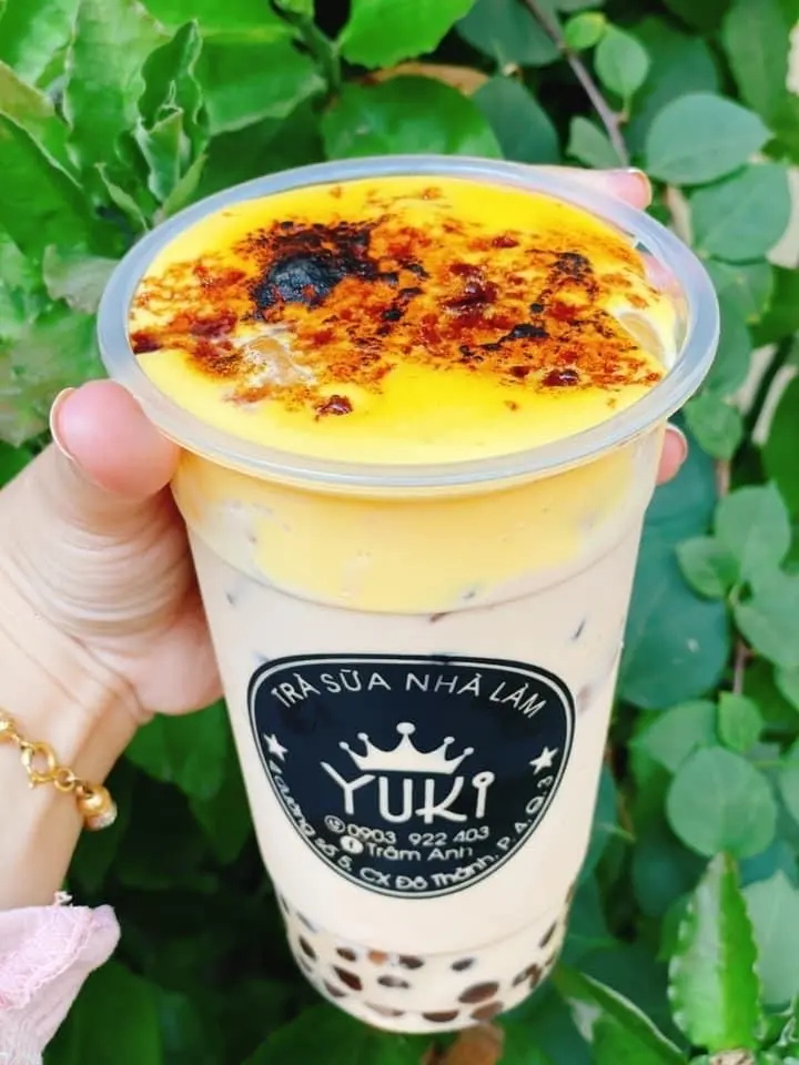 Hình ảnh Trà Sữa Kem Trứng Nướng
