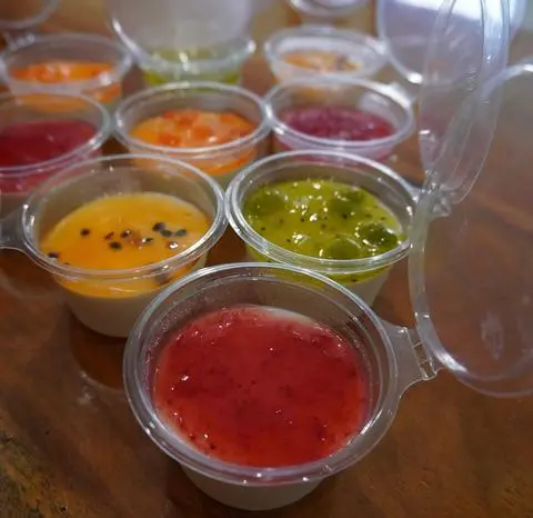 Hình ảnh Panna cotta dâu tây 