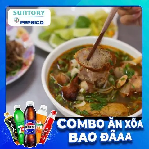 Hình ảnh COMBO BÚN BÒ DỒI + NƯỚC NGỌT SPVB