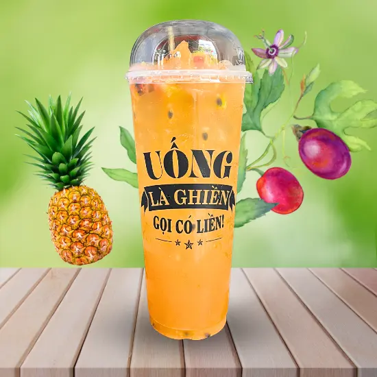 Hình ảnh Nước ép Thơm+ Chanh dây