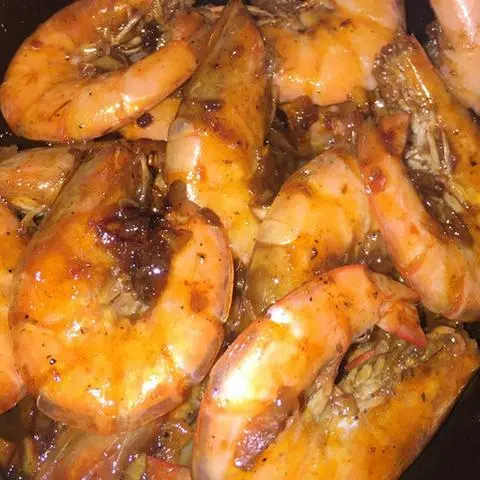 Hình ảnh Tôm xào sate