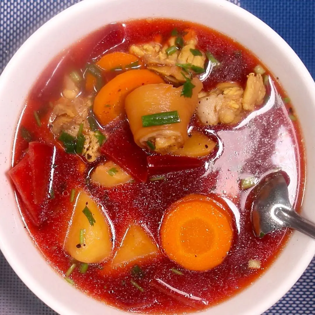 Hình ảnh cơm canh súp sườn non 