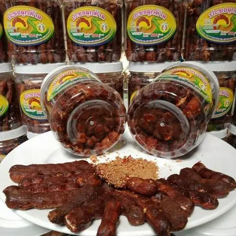 Hình ảnh me lào chấm muối 1 hủ 500gm