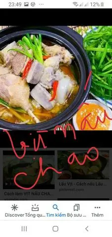 Hình ảnh Lẩu vịt nấu chao môn