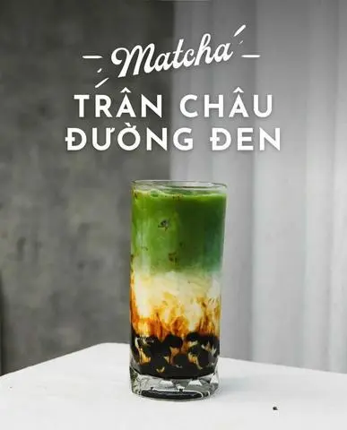 Hình ảnh Sữa Tuơi Đuờng Đen matcha