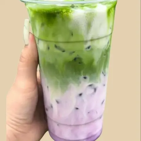 Hình ảnh Khoai Môn Latte Matcha