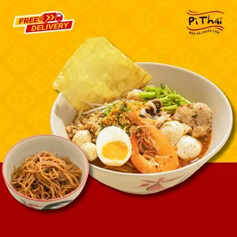 Hình ảnh Hủ Tiếu Tomyum Hải Sản (Khô)