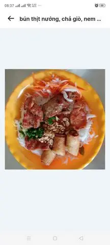 Hình ảnh Bún thịt nướng - chả giò - nem nướng